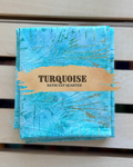 Turquoise Batik with Gold BTPT1133 Fat Quarter