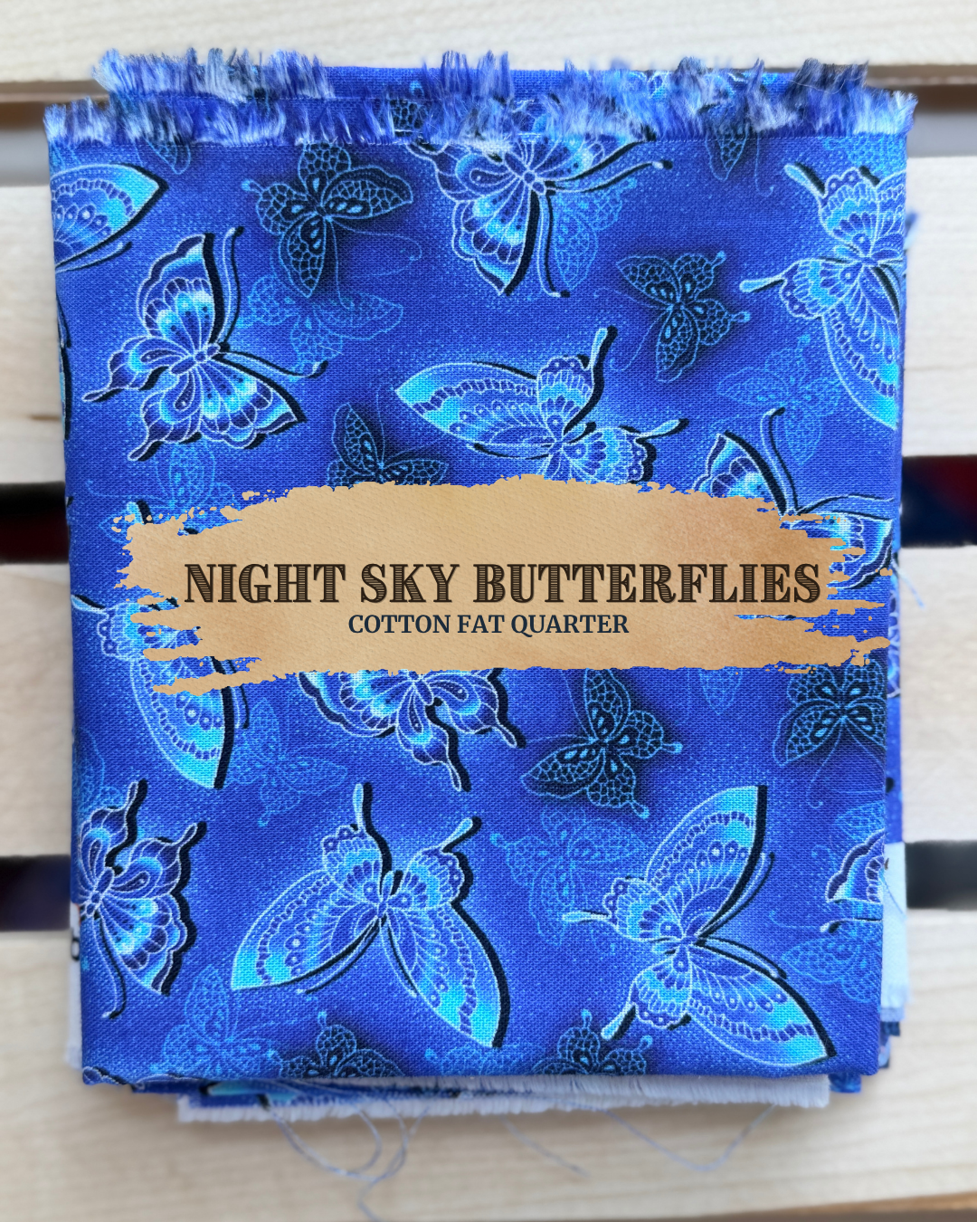 Nightsky Butterfly Blue Fat Quarter