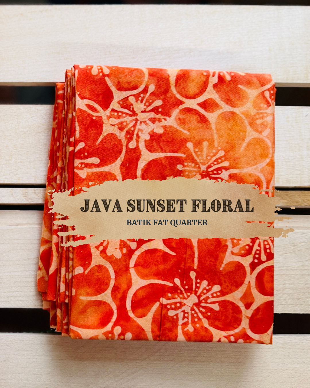 Java Sunset Floral Batik Fat Quarter