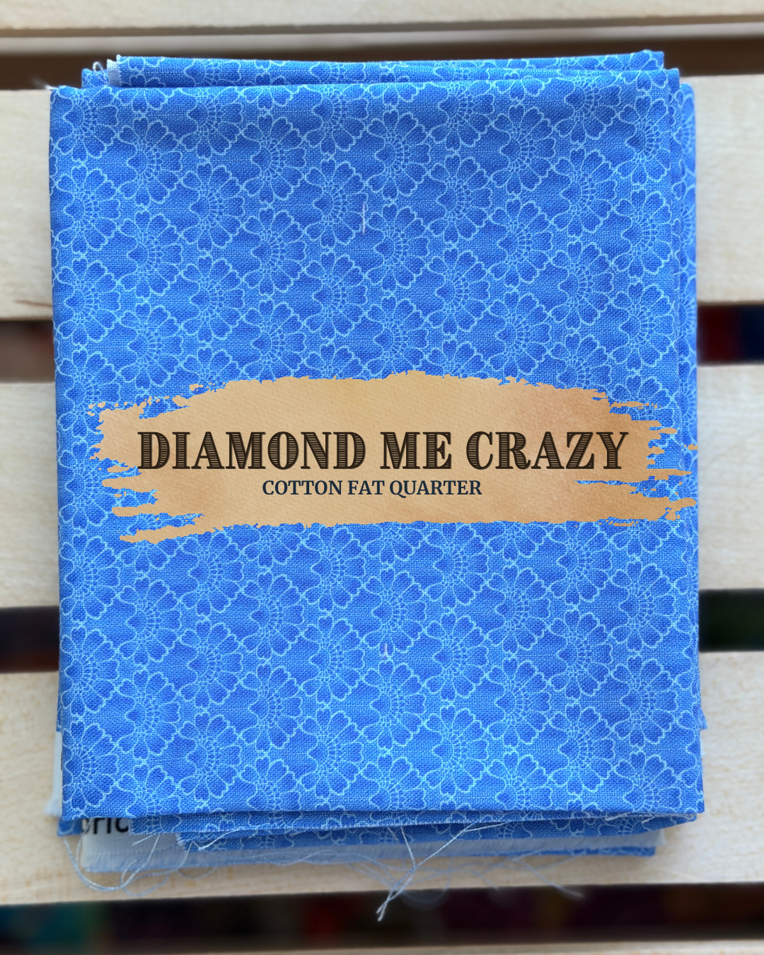 Diamond Me Crazy Blue Fat Quarter