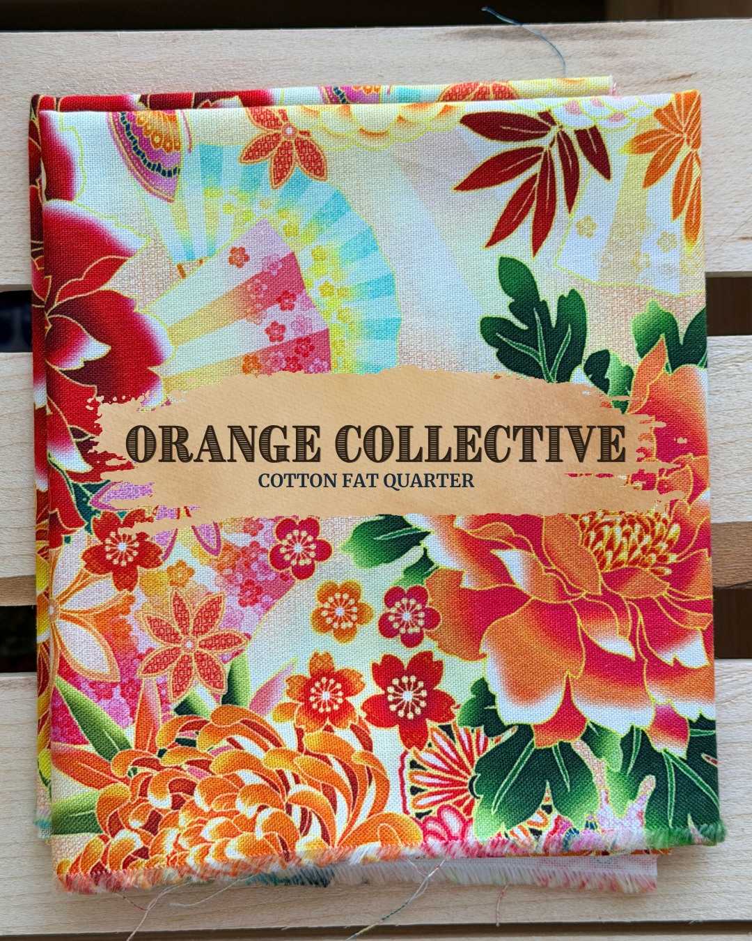 Orange Collective Floral Fat Quarter