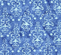 Fabric Riley Blake Ocean Blue Expressions Batiks Watercolor Daisies by the yard