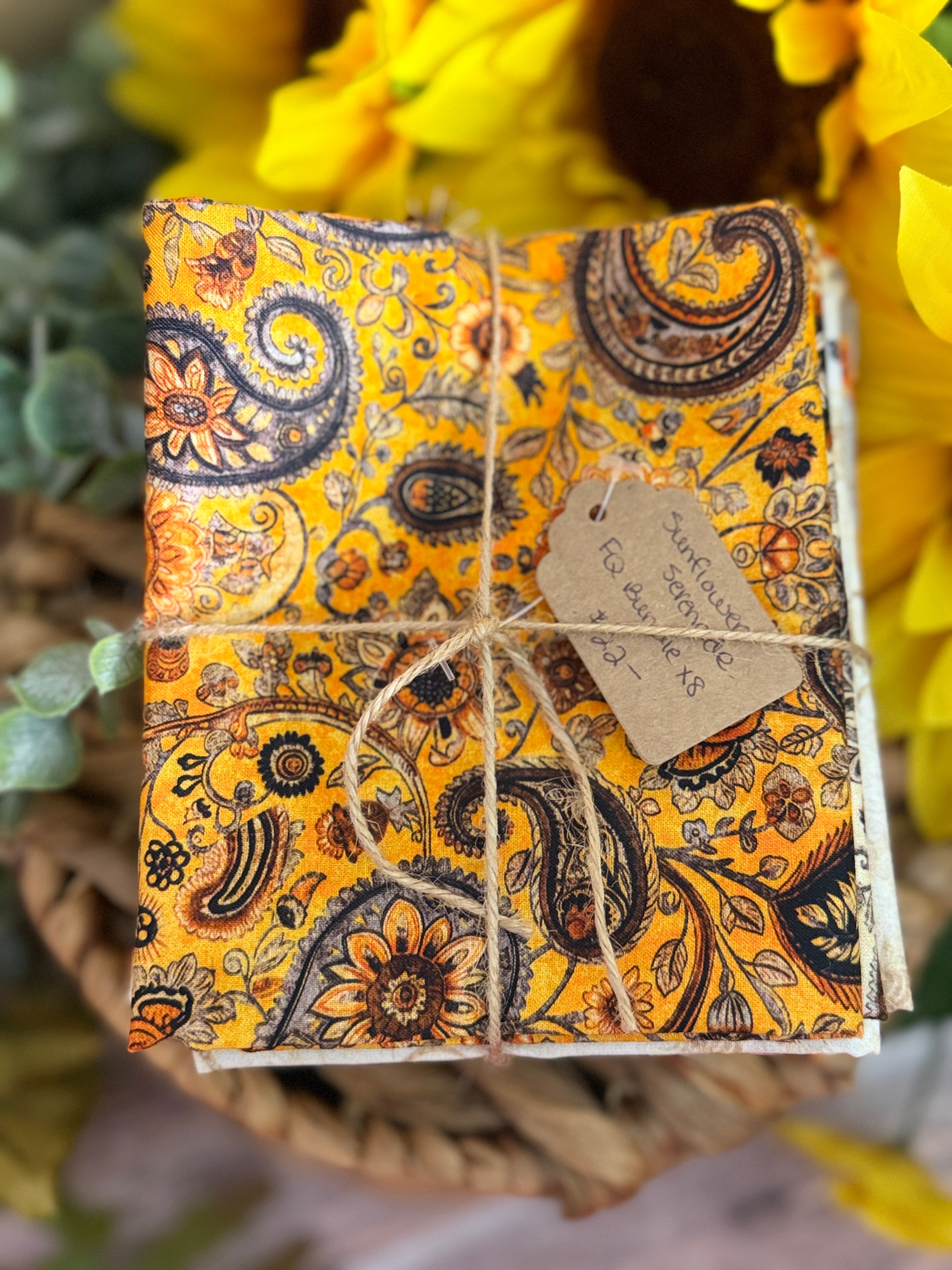 Sunflower Serenade Fat Quarter Bundle Assortment