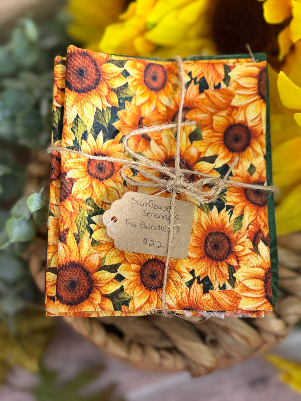 Sunflower Serenade Fat Quarter Bundle Assortment