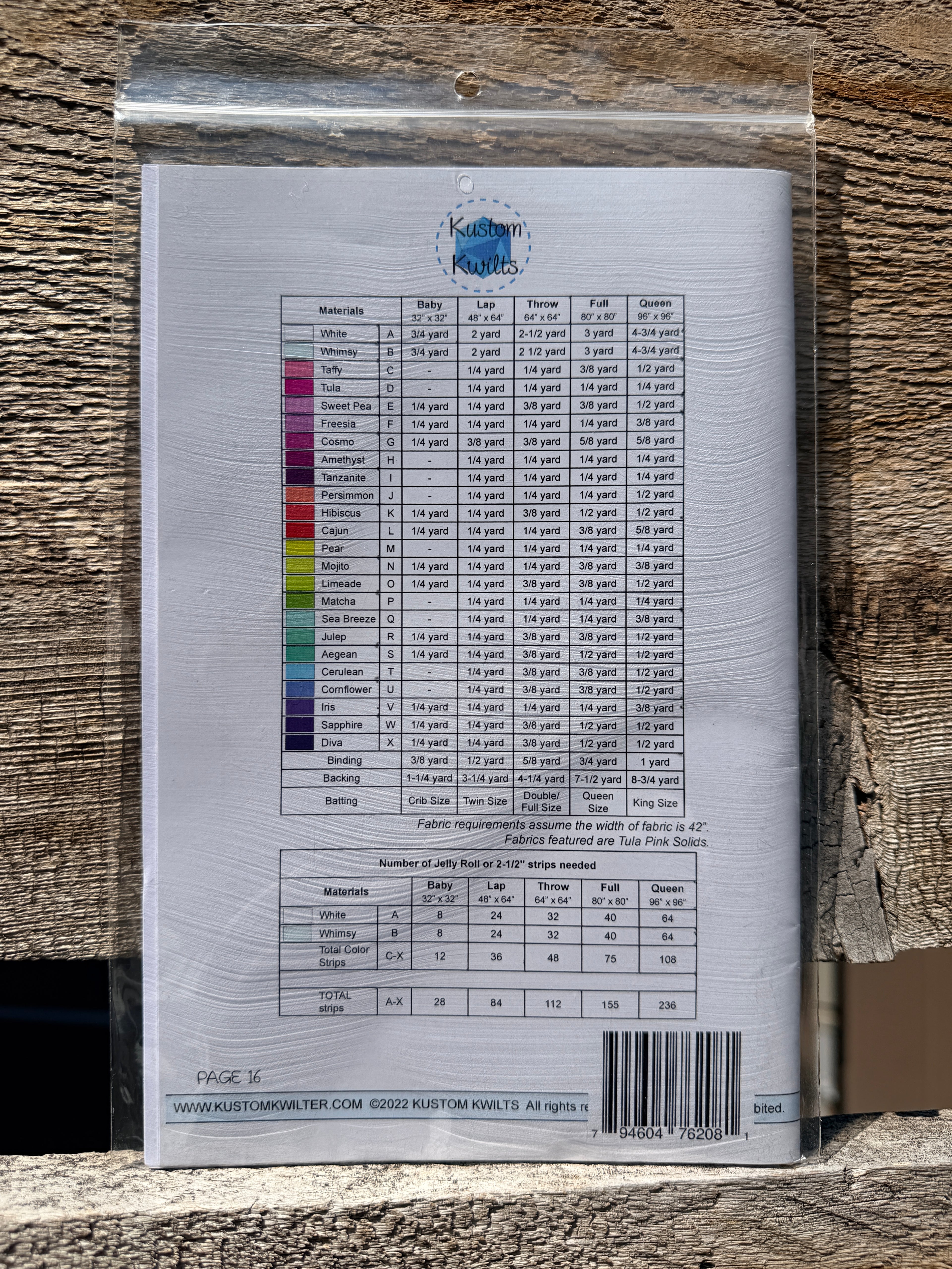 Rainbow Ripples Sewing Pattern by Joanna Marsh
