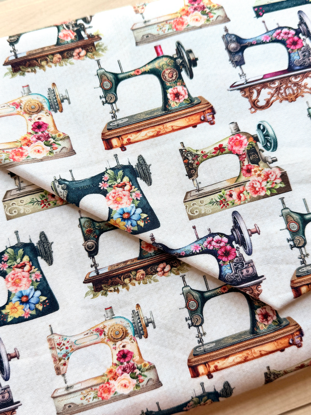 Vintage Sewing Machine by Timeless Treasures