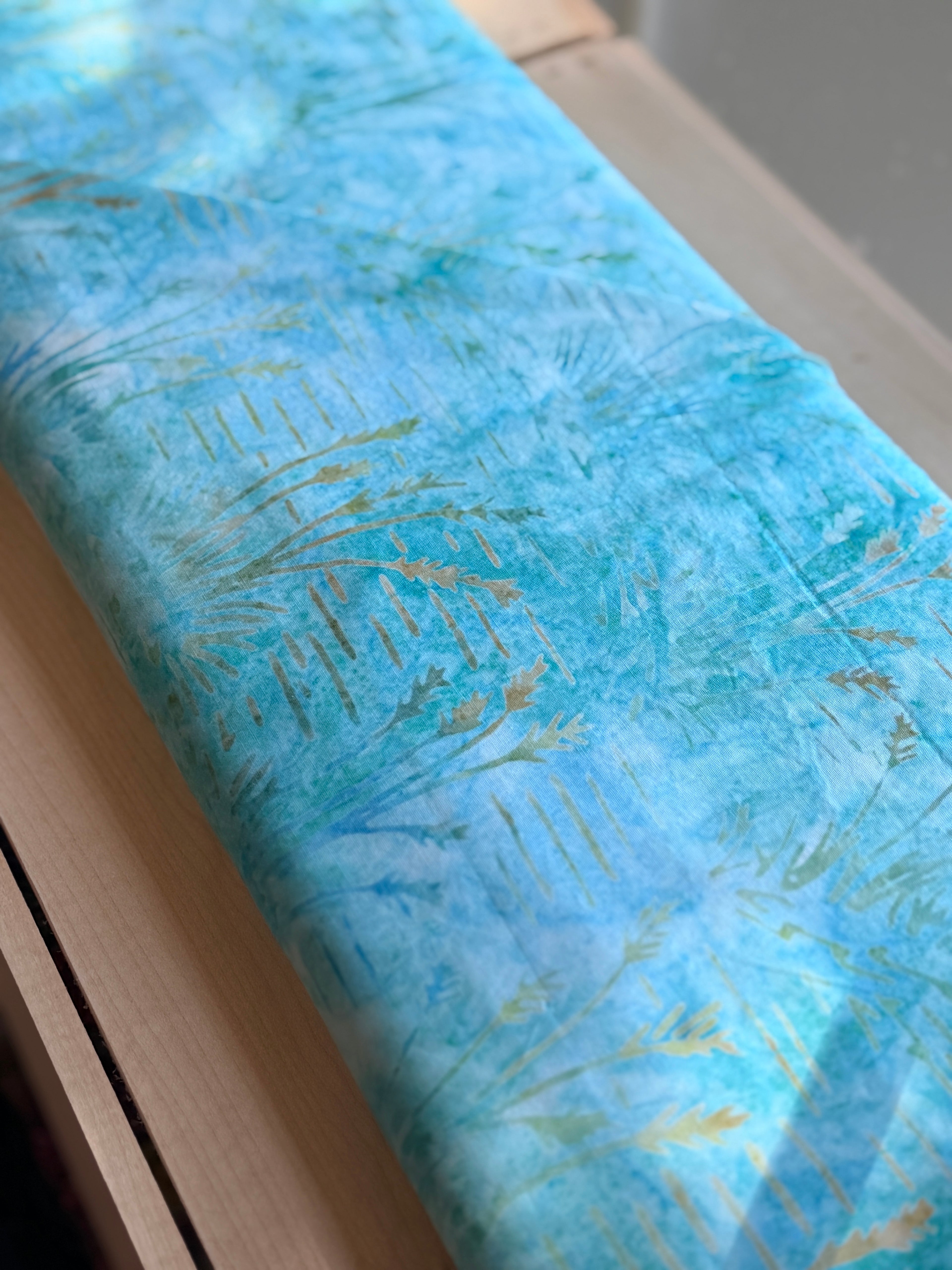 Expressions Turquoise Batik by Riley Blake designs