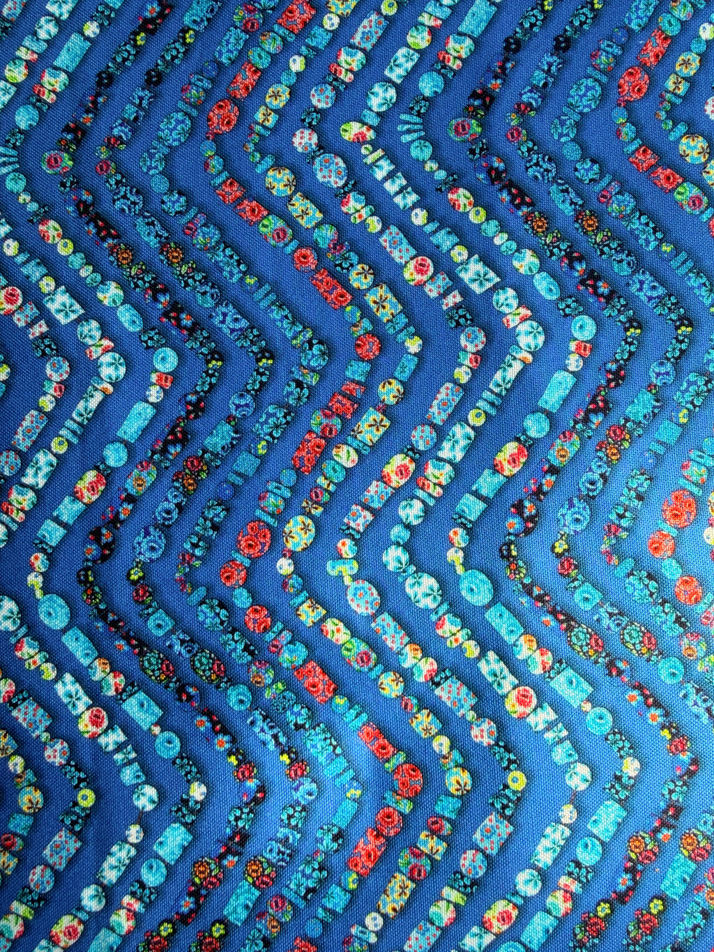 Vetro Marine blue by Free Spirit fabrics