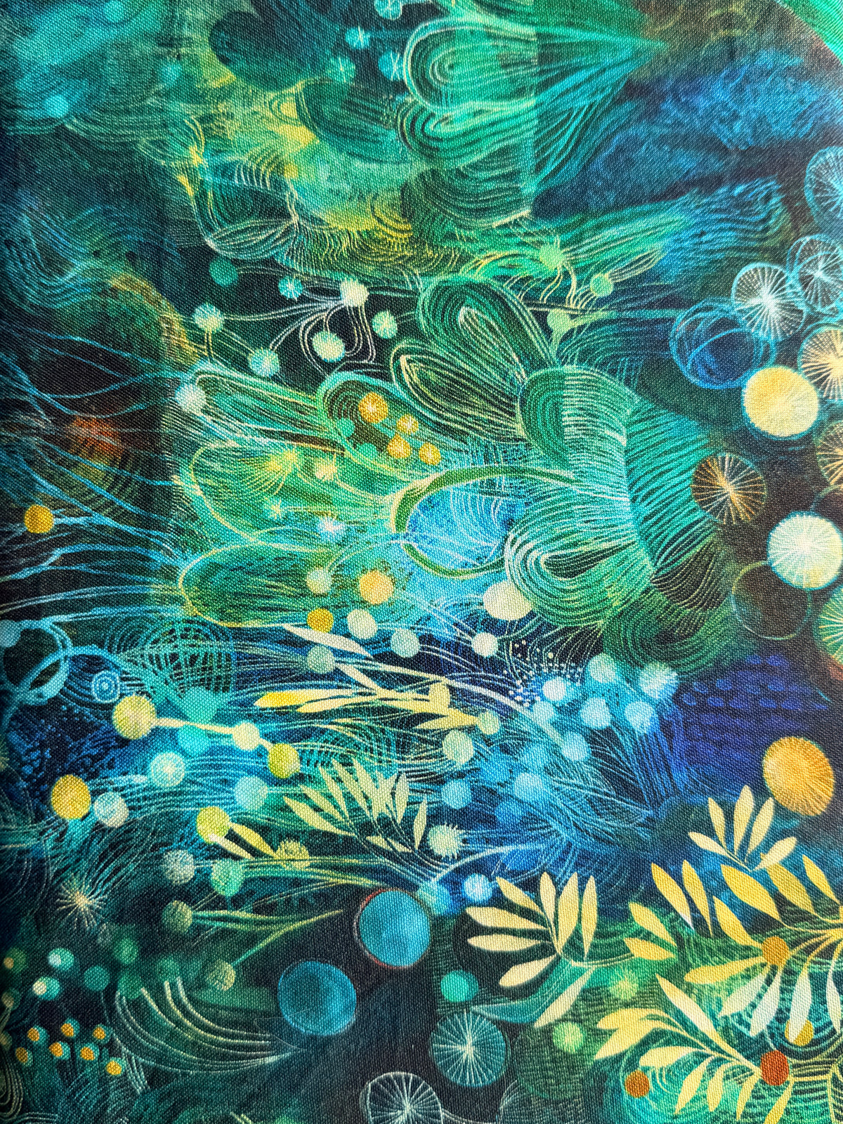 Este Macleod in Moss Green by Free Spirit fabrics