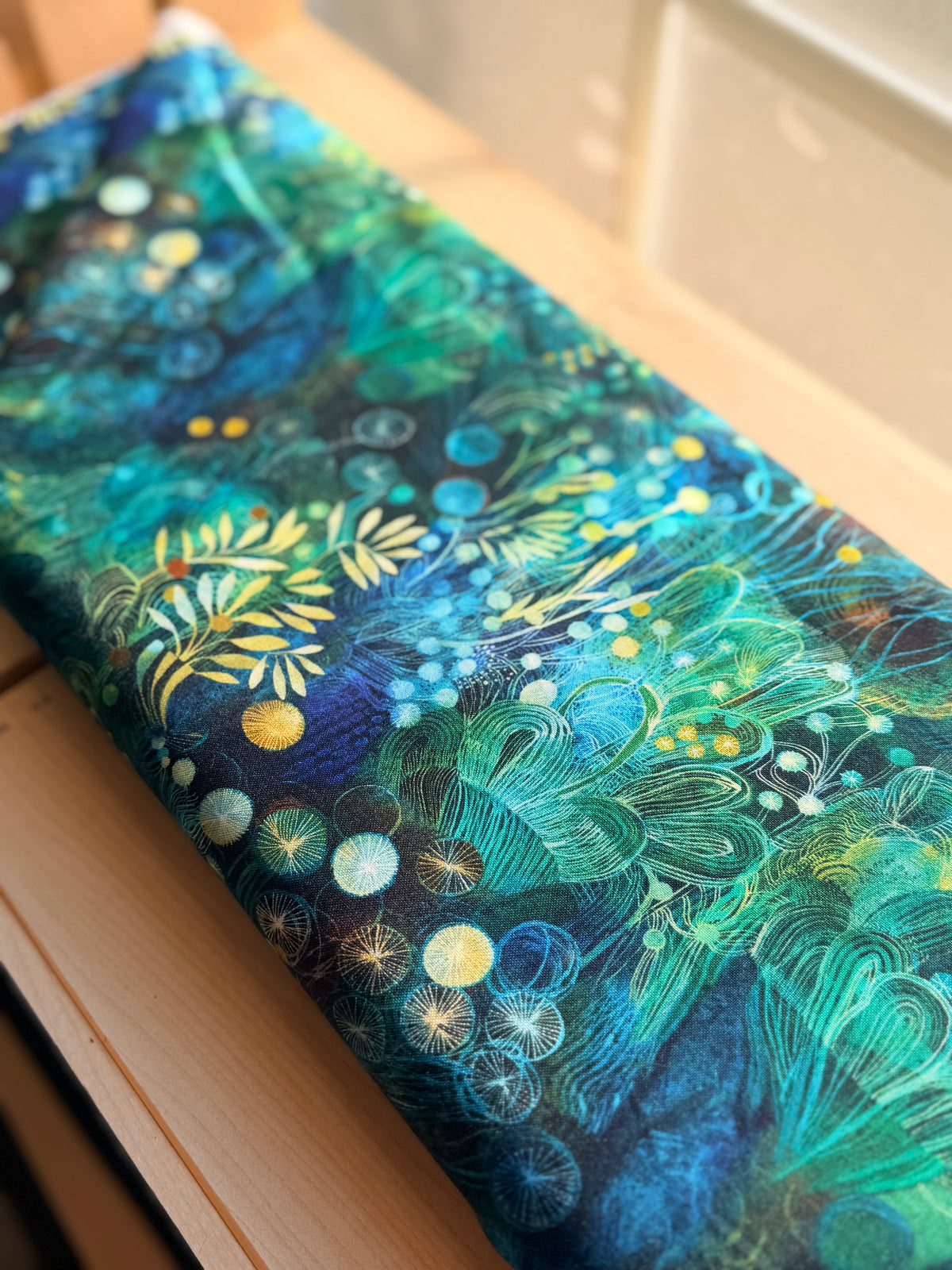 Este Macleod in Moss Green by Free Spirit fabrics