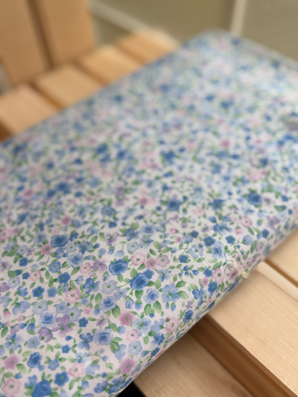 Blue Tiny Antique Floral by Timeless Treasures TT041924