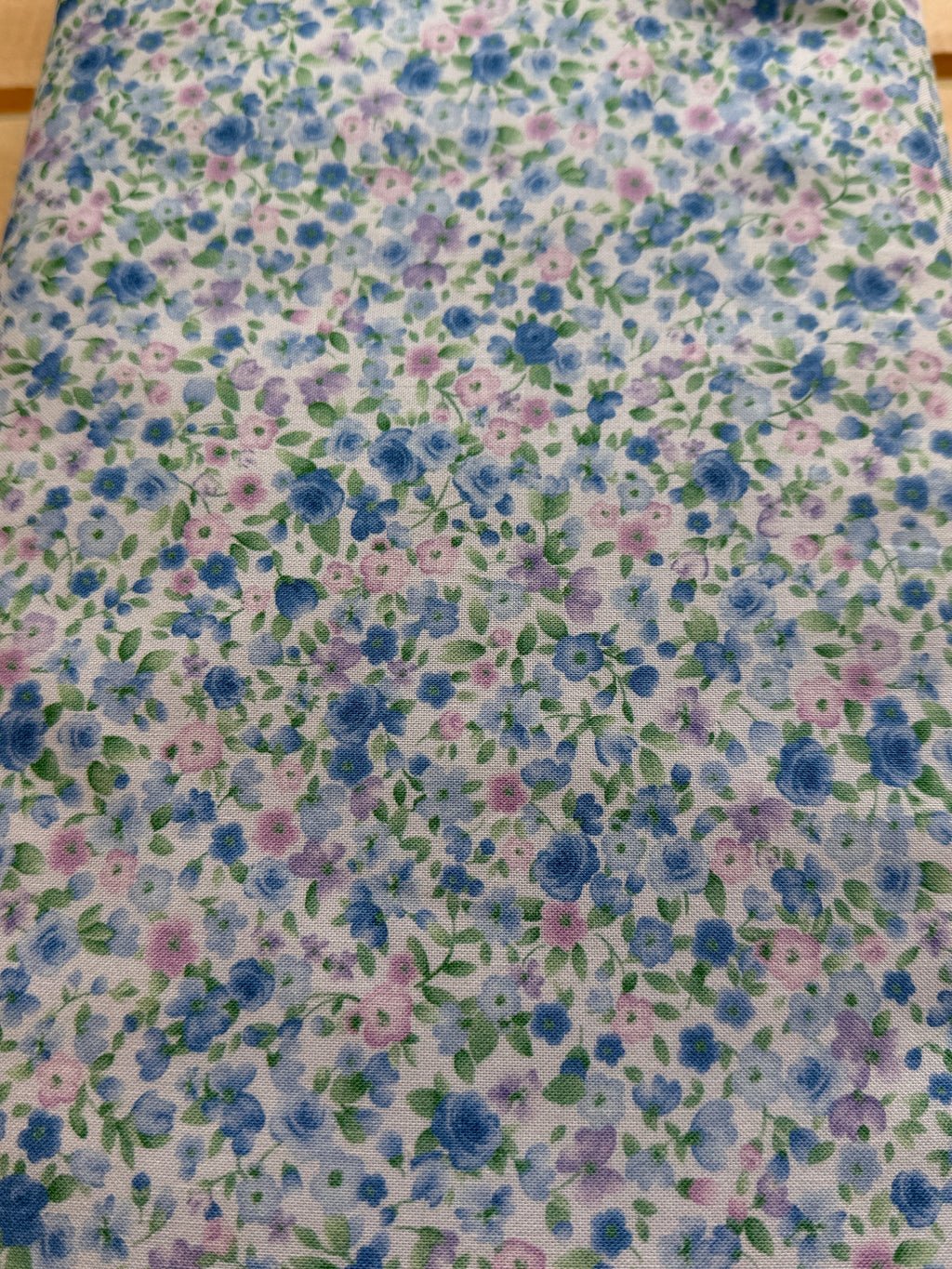 Blue Tiny Antique Floral by Timeless Treasures TT041924