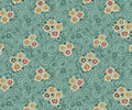Love Struck 2293-11 Aqua Flower Cart by Kim Diehl