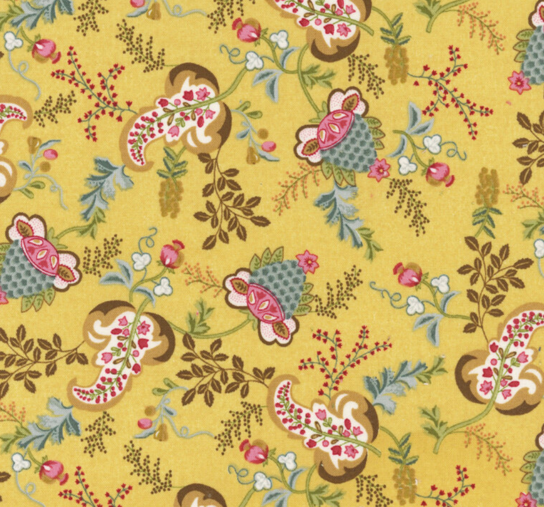Love Struck 2283-44 Yellow Fancy Floral by Kim Diehl