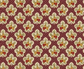 Love Struck 2284-55 Plum Leafy Blossoms by Kim Diehl