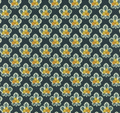 Love Struck 2284-77 Navy Leafy Blossoms by Kim Diehl