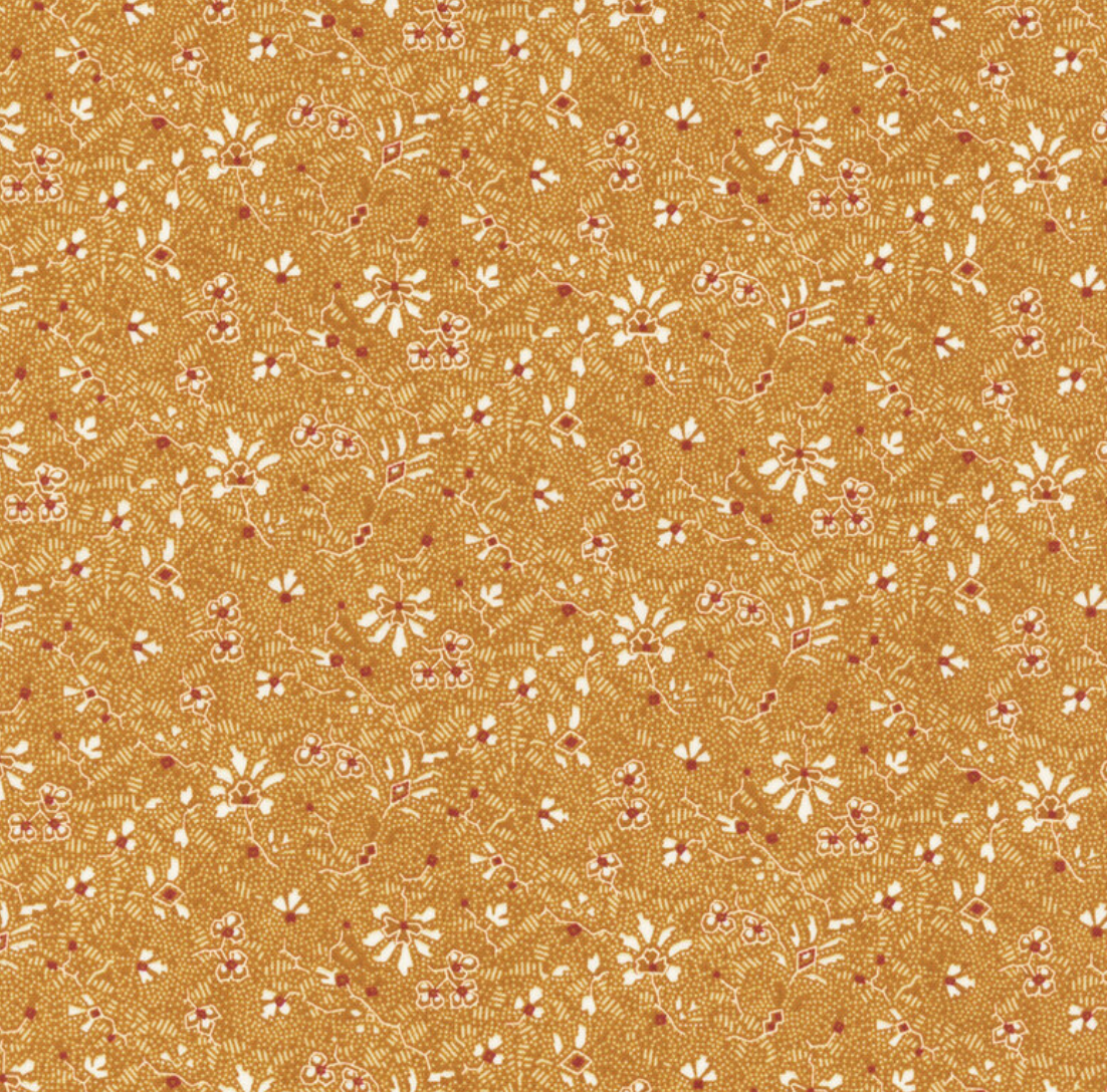 Love Struck 2287-30 Orange Clover Patch by Kim Diehl