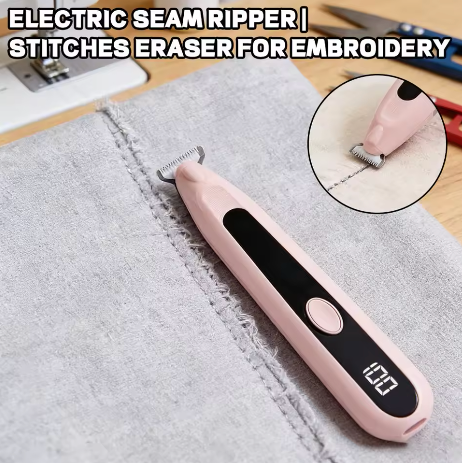 Electric Seam Ripper For Sewing Portable Thread Remover Tool Fabric Shaver Lint Remover For Clothes DIY Craft Stitch