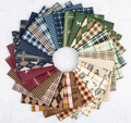 Riley Blake Jelly Roll Plaid-Venture Club Rolie Polie 40 2.5-Inch Strips