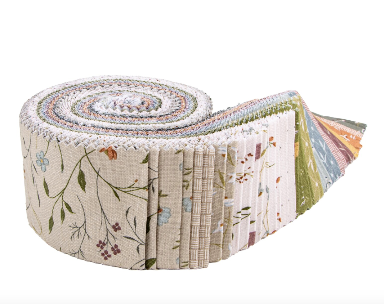 Riley Blake Threads of Grace Jelly Roll - 40 pre-cut 2.5" x 44" strips
