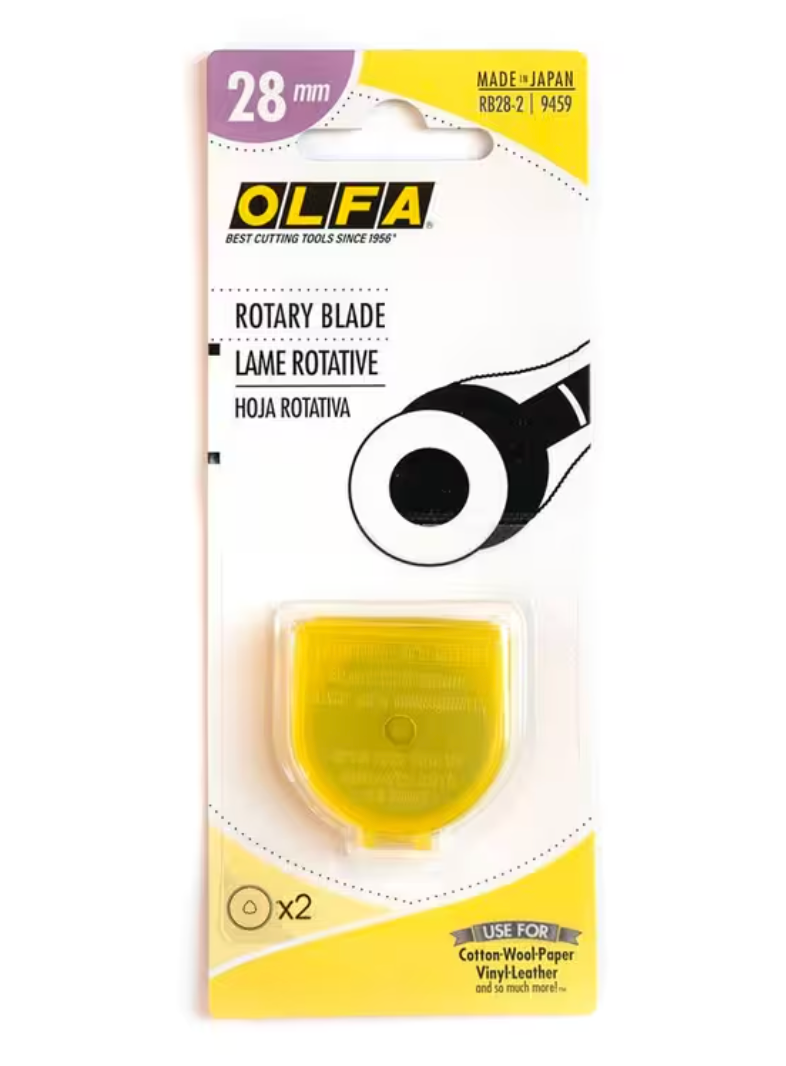 Olfa 28mm Rotary Blades 2 pack