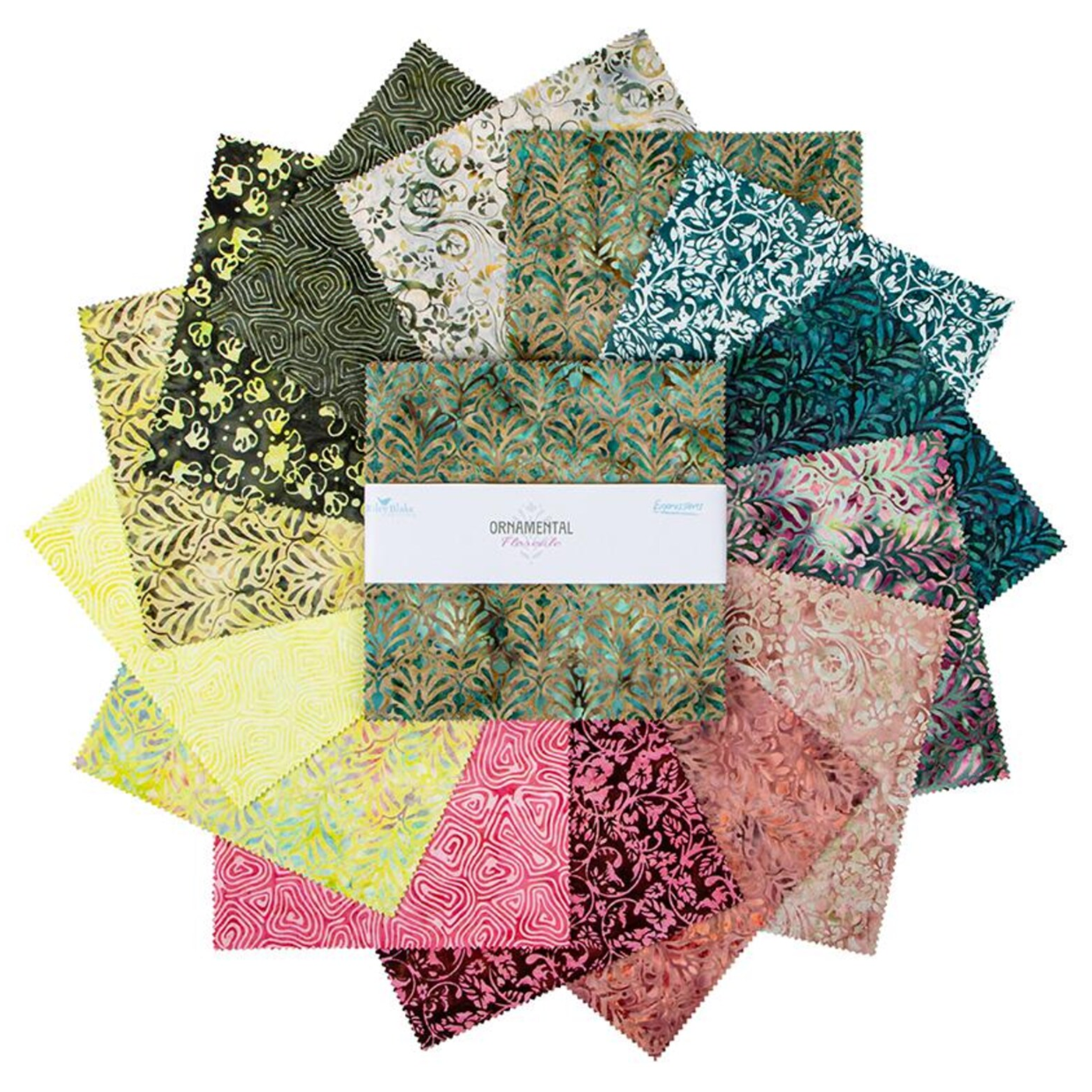 Expressions Batiks 10" Ornamental Floreale by Riley Blake Designs