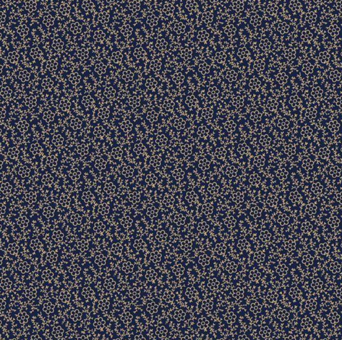 Paulas New Companions in Navy for Marcus Fabrics