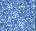 Expressions Watercolor Daisies Batik in Ocean Blue by Riley Blake