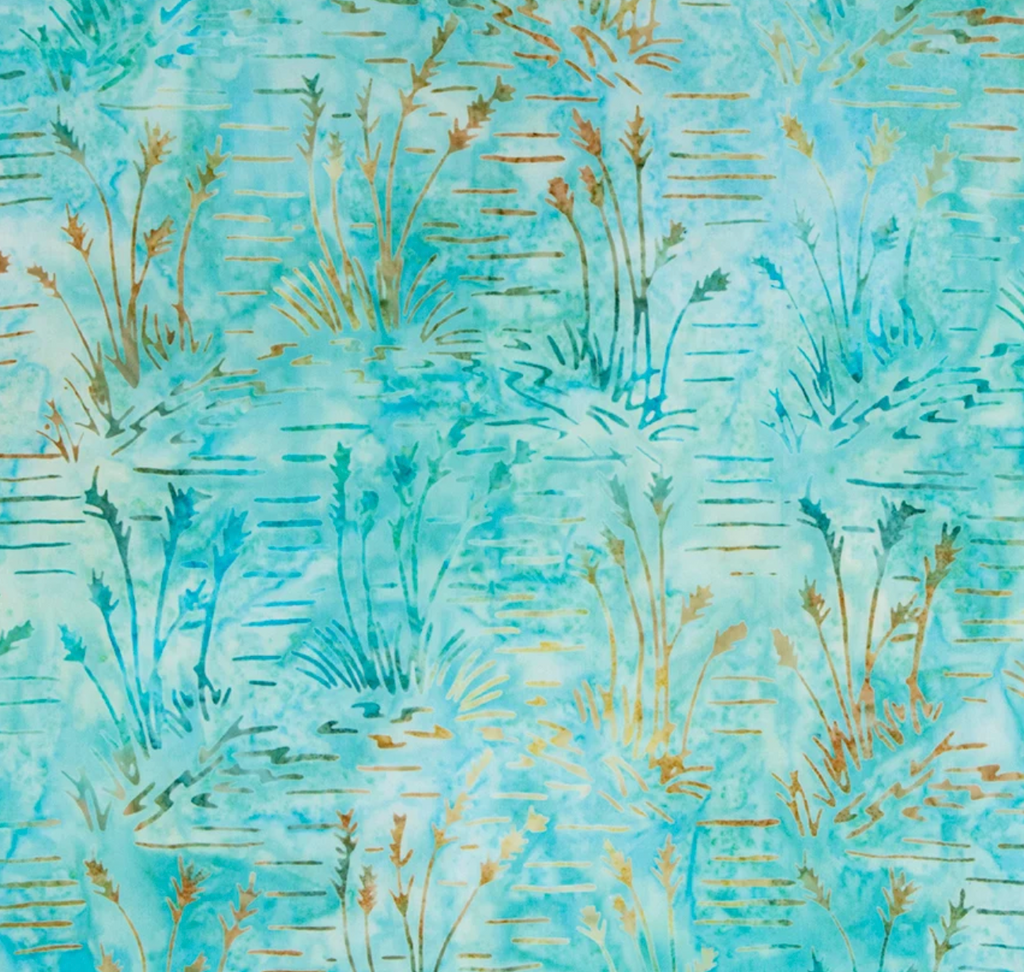 Expressions Turquoise Batik by Riley Blake designs