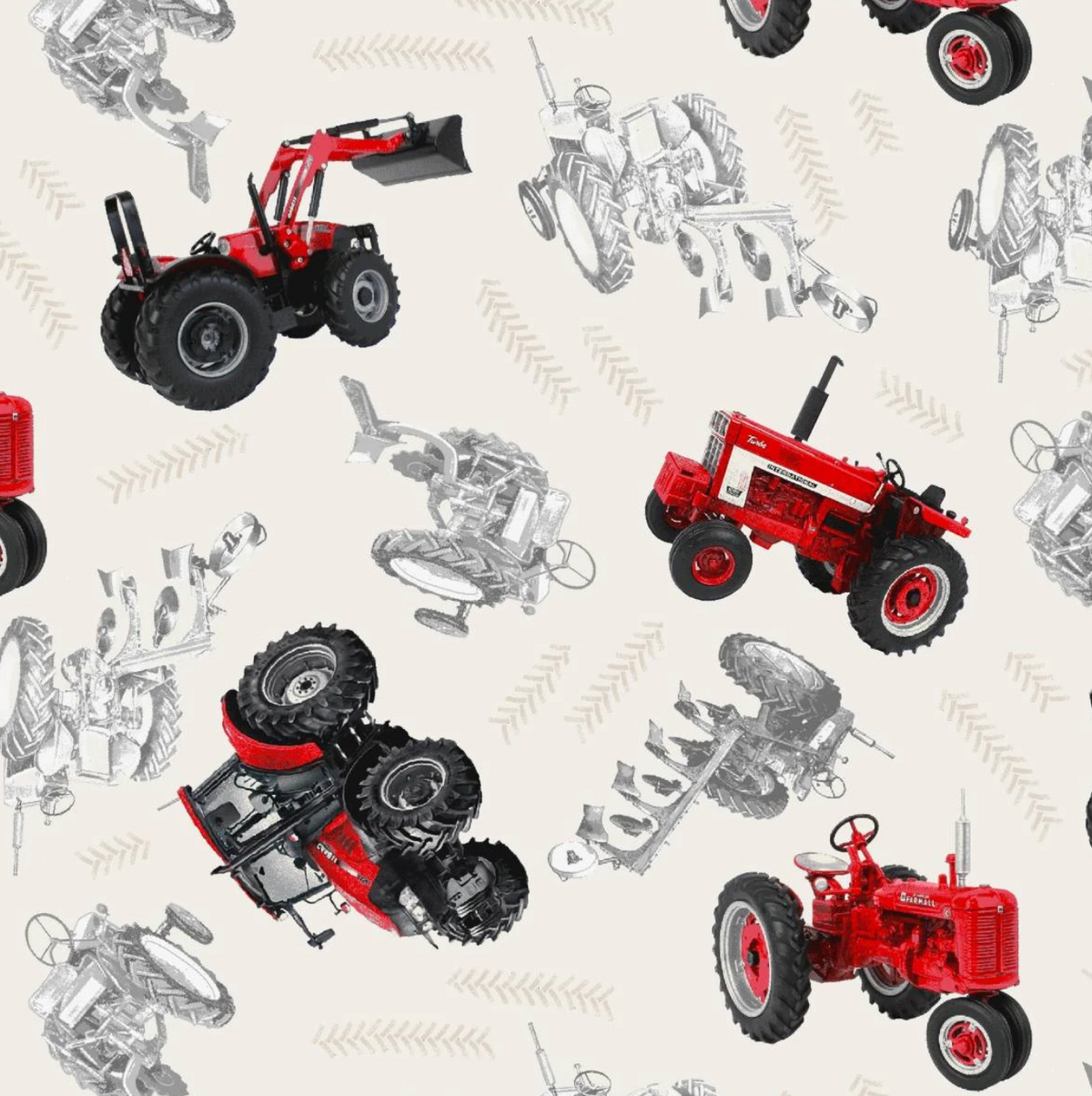 Farmall "Tossed Tractors" by A.E Nathan