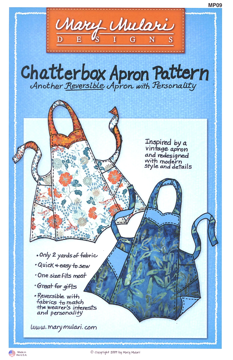 Chatterbox Apron Pattern
