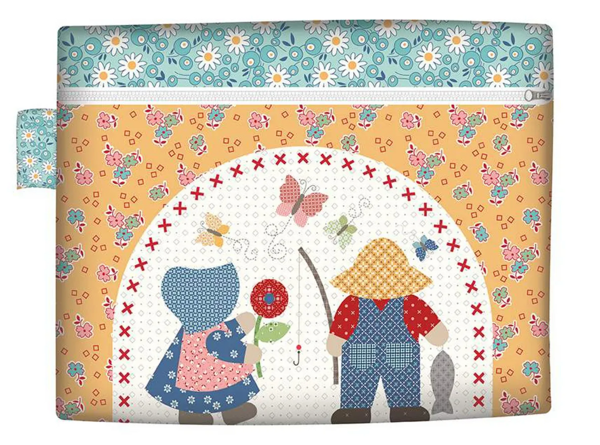 Prairie Home Zippy Bags 3 Project Panel by Lori Holt for Riley Blake designs