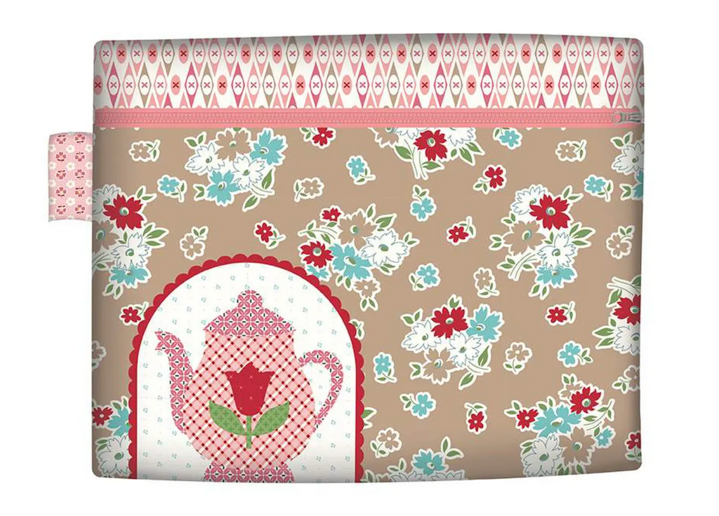 Prairie Home Zippy Bags 3 Project Panel by Lori Holt for Riley Blake designs