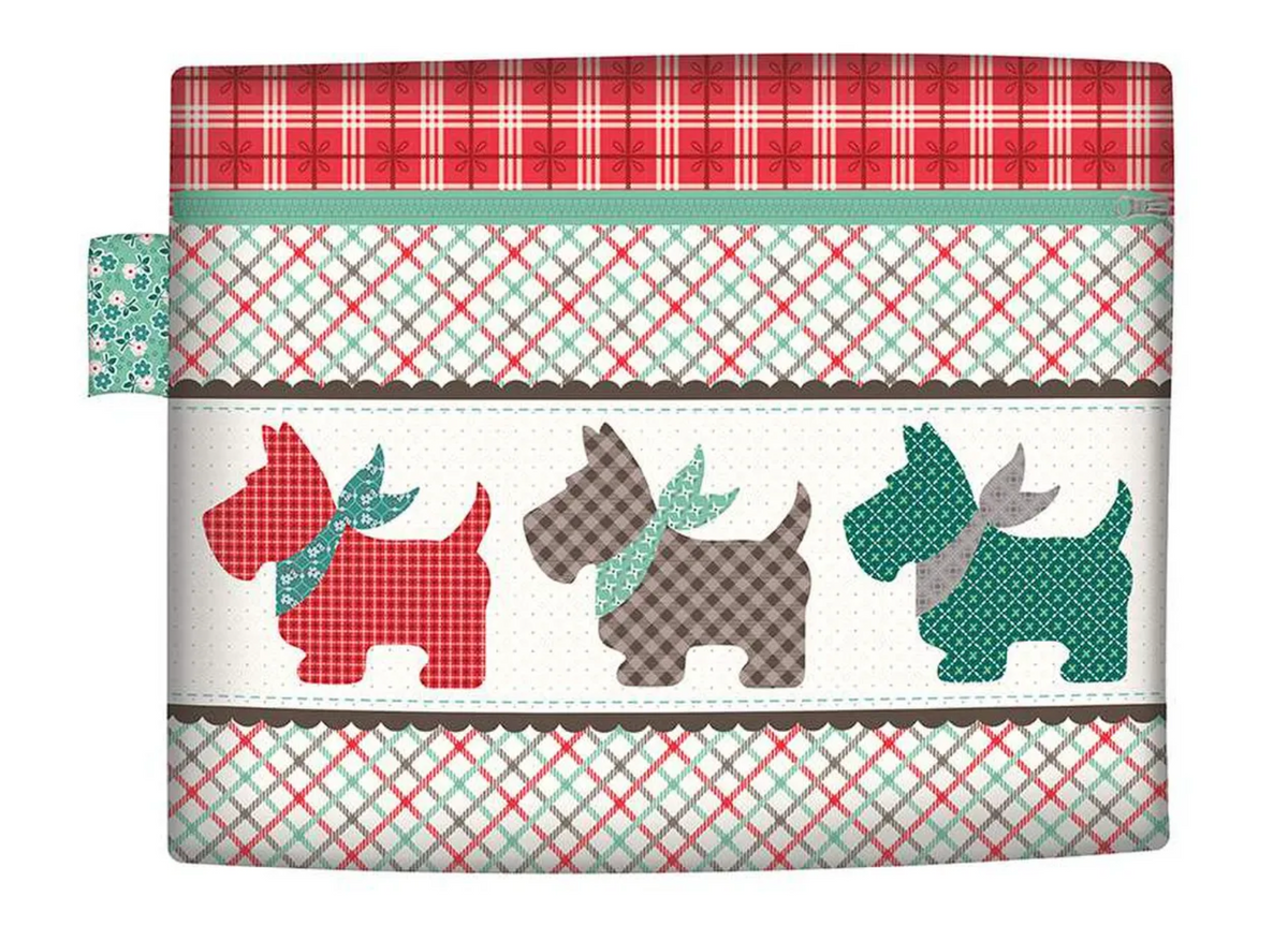 Prairie Home Zippy Bags 3 Project Panel by Lori Holt for Riley Blake designs
