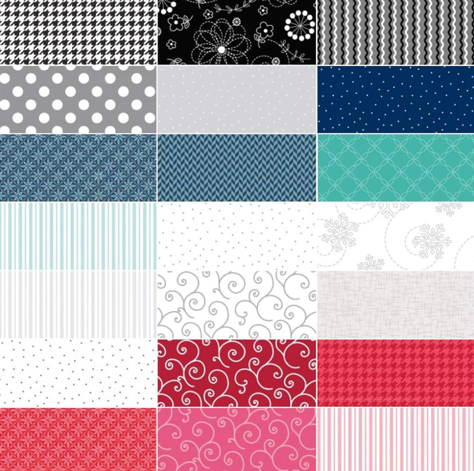 Kim Christopherson  Kim's Picks Winter Strips Jelly Roll by Maywood