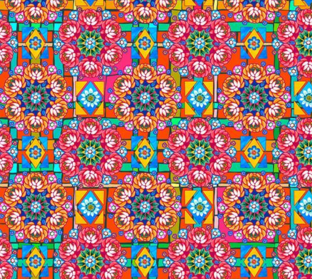 Odile Bailleul Murano Multi by Free Spirit fabrics