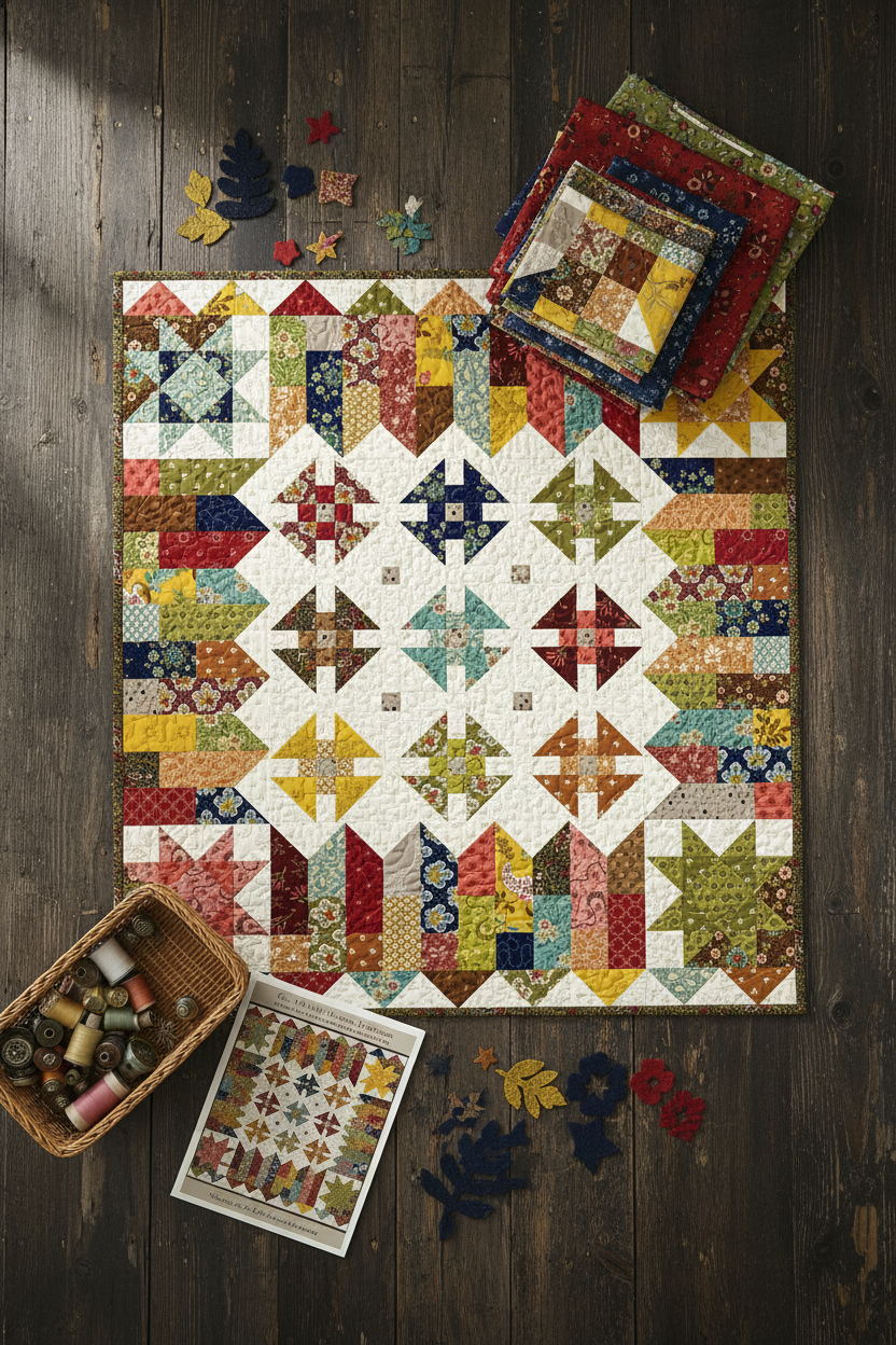 Cute As A Button Kit Flat Lay