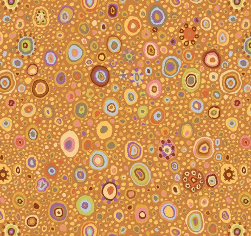Kaffe Fassett Collective Roman Glass Gold by Free Spirit Fabrics