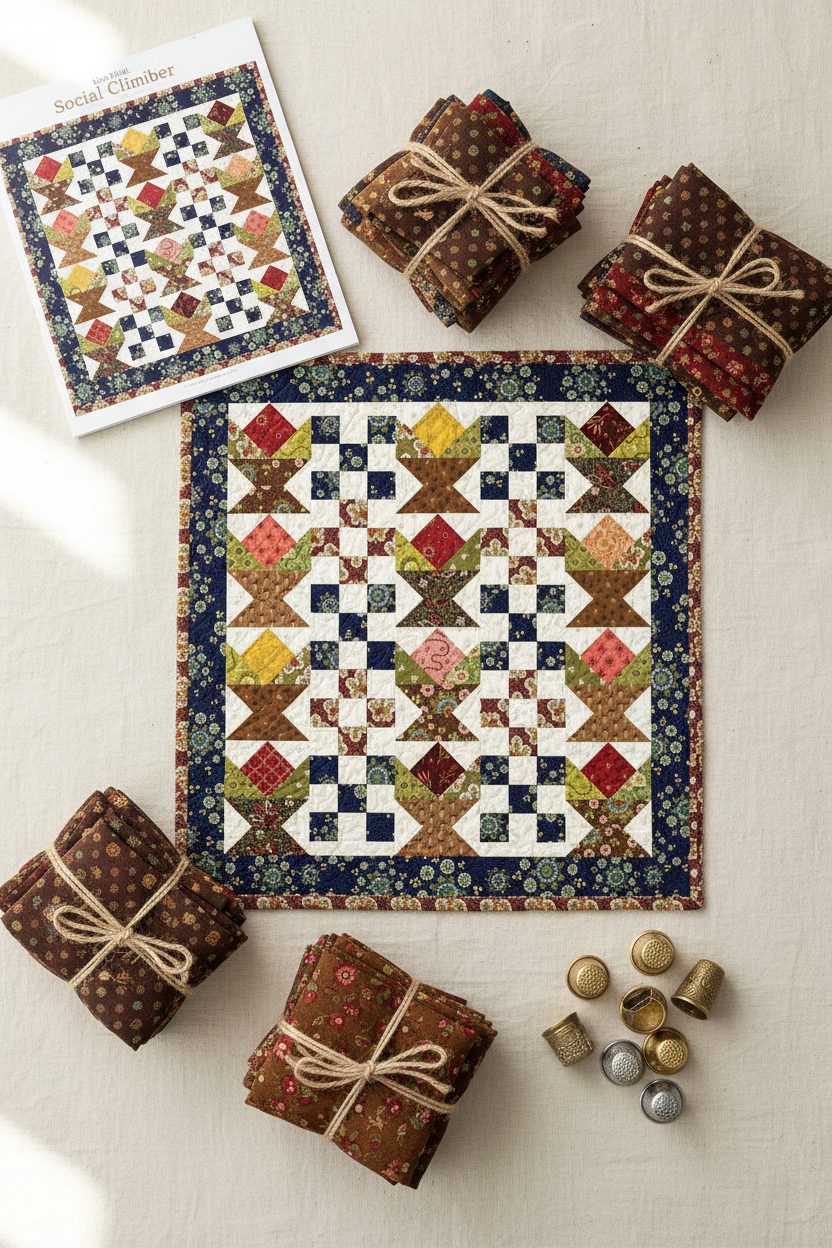 Social Climber Flat Lay