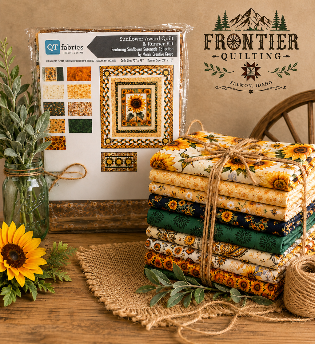 Sunflower Award Quilt with Matching Table Runner Pattern