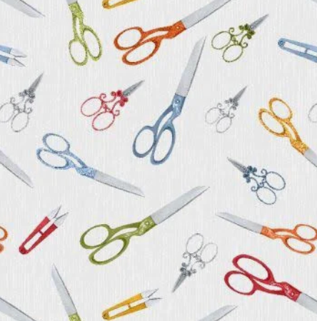 Wilmington Fabrics Scissors 100% Cotton