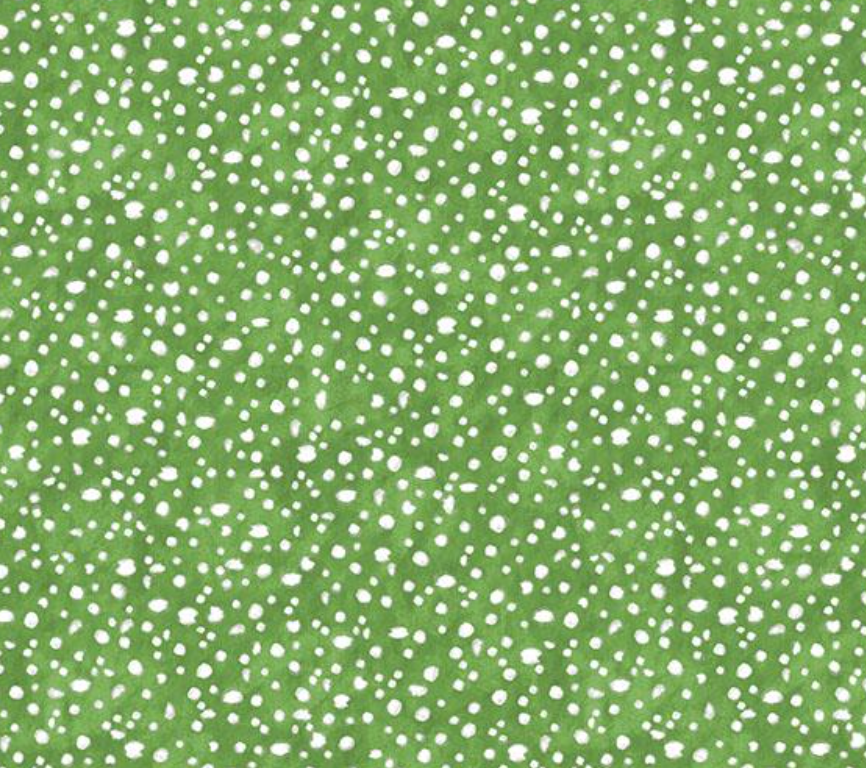 Wilmington Prints Connect The Dots Green 100% Cotton